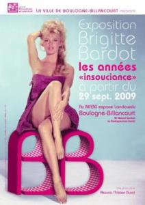 Cartaz da exposição na França